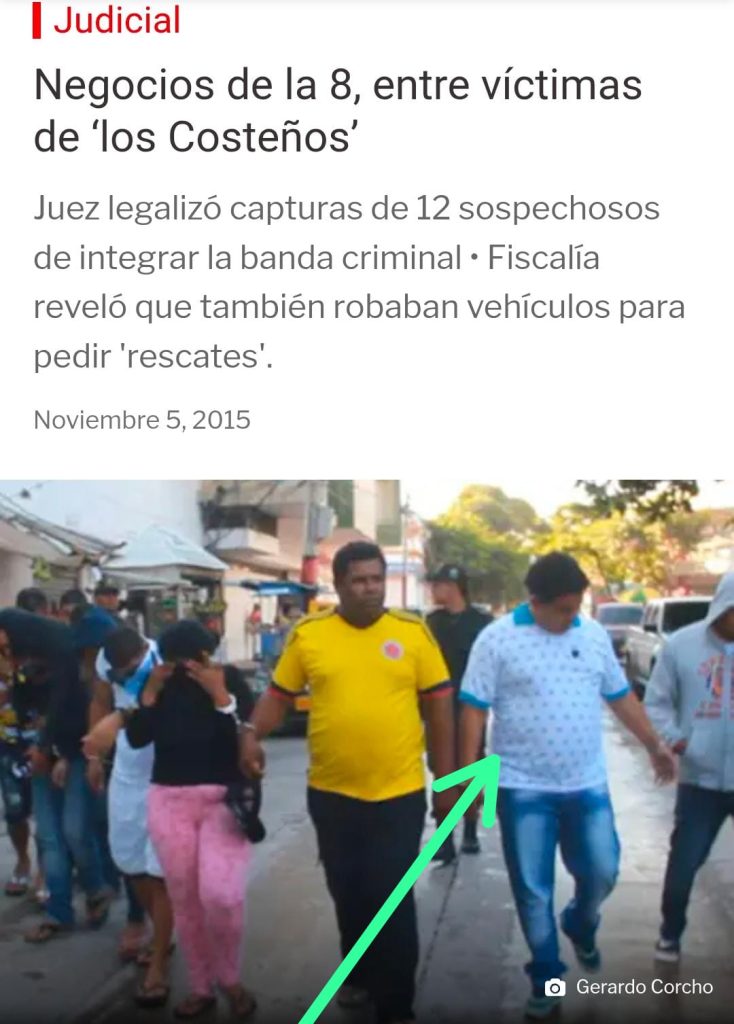 DJ asesinado en Carrizal tenía antecedentes penales y había sido capturado en 2015 como miembro de 'Los Costeños 1 4d47cb8f 30c3 49f0 9d30 96b68b0231d8