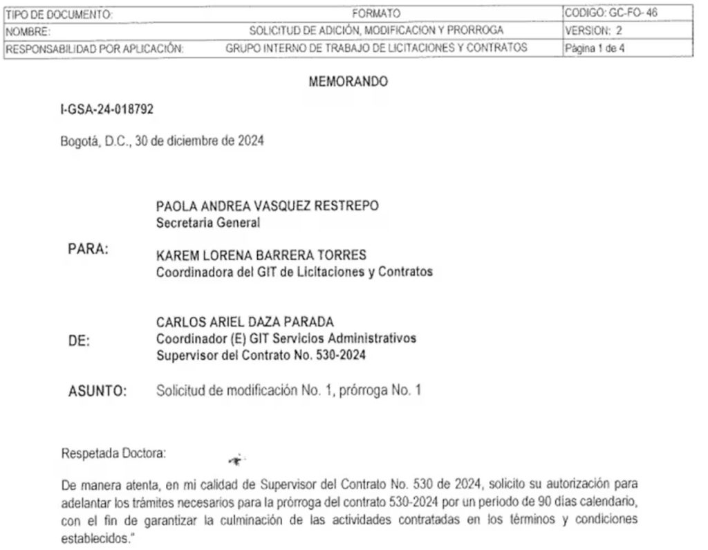 La piñata de contratación en la Cancillería: contratos fantasmas, entregas falsas y $13.000 millones en juego 7 5f1c2a97 6c82 4a11 9519 82ed31c67d5e 78