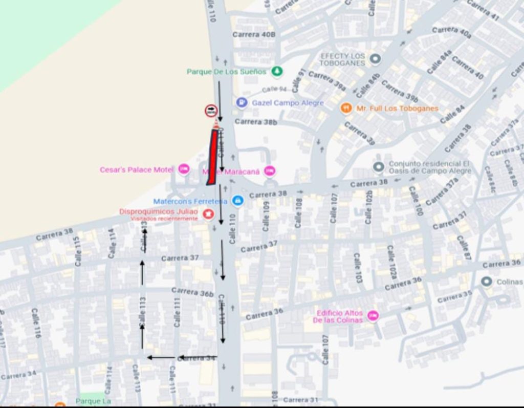 Cierre total en tramo de la Circunvalar este viernes por obras en glorieta de la carrera 38 1 8479e899 97f6 44f5 ab9a d1a4398b15f0