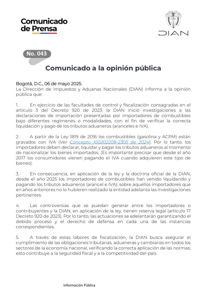 IVA a la gasolina importada por Ecopetrol: ¿Un golpe a la economía nacional? 1 GqS6k4NXYAEf49C 1