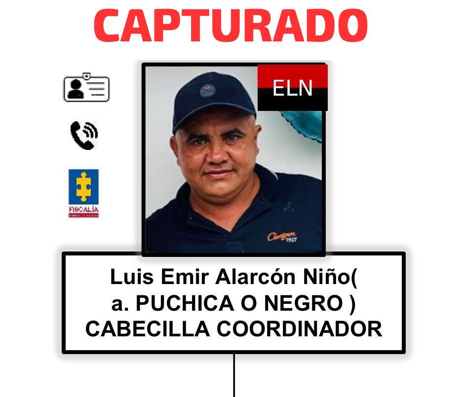 Capturan a seis integrantes del Frente “Domingo Laín Sáenz” del ELN en Arauca 1 Grze8w XcAAL5S4