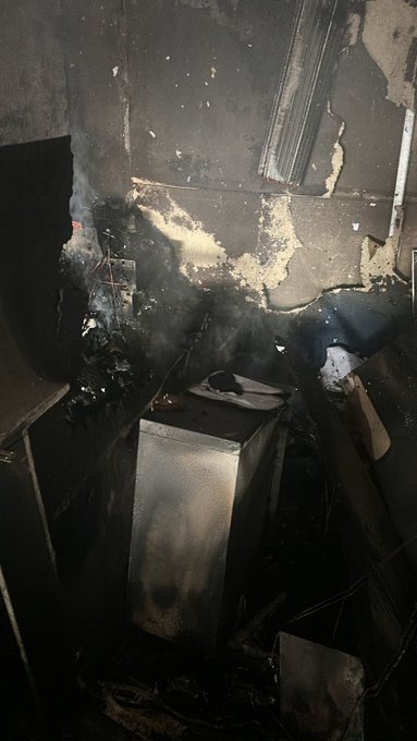 ¡Escalofriante! Hombre prende fuego a sede de Cajacopi en Maicao tras denuncia de negligencia médica 3 GsHwRNNWwAA