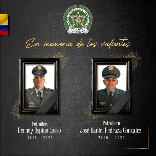 Asesinan a dos patrulleros de la Policía en Río de Oro, Cesar 1 493929590 1267141155418205 4402342401553762160 n