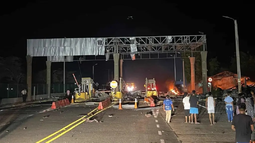 Dolor en La Guajira: un vigilante y una cajera, las víctimas del atentado con carro bomba en peaje de la vía Riohacha–Maicao 1 508806007 1274193328043856 1791670251636563134 n 2
