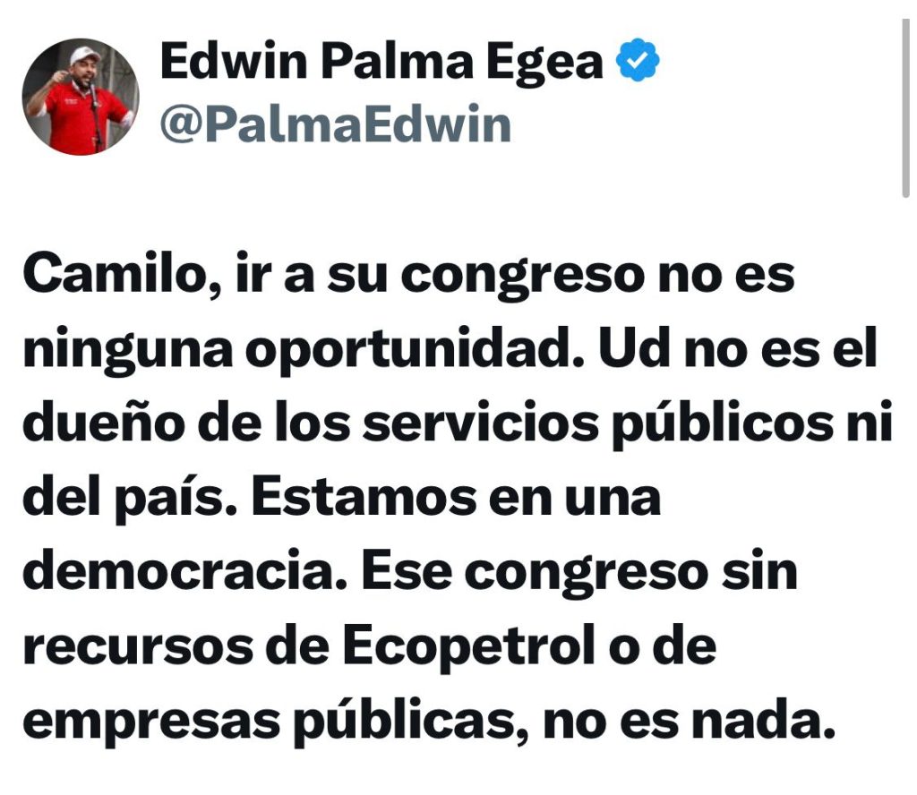 Congresos con recursos públicos “no son ninguna oportunidad”: duro pronunciamiento en debate sobre servicios públicos 1 a2246e98 b578 4f7d 94d8 e54e7ba120d4