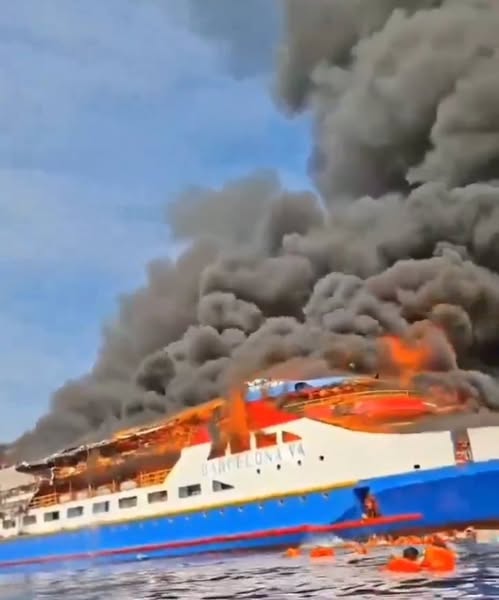 Terror en altamar: más de 250 personas se lanzan al mar por incendio en ferry ‘KM Barcelona’ en Indonesia 3 518359790 1347853300386839 2803049515387595731 n