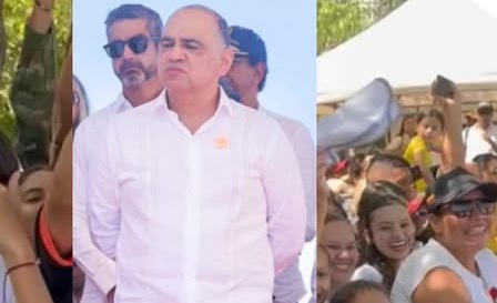 "¡Fuera, no sirve!": abuchean al alcalde Pinedo en evento con el presidente Petro 2 519321100 764473312591725 5560310907904992352 n