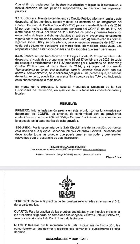 PNG abre indagación previa por posible ruptura de la regla fiscal en 2024: en la mira cerca de $30 billones aprobados como “Transacciones de Única Vez” 1 GvVHU2KWwAA3FRv