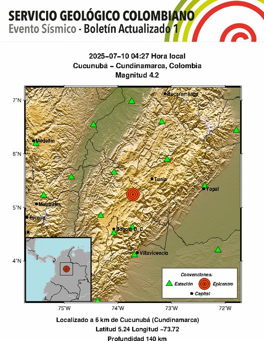 Un nuevo temblor sacudió el amanecer en Cundinamarca 1 GvfII0IWkAAe8HJ