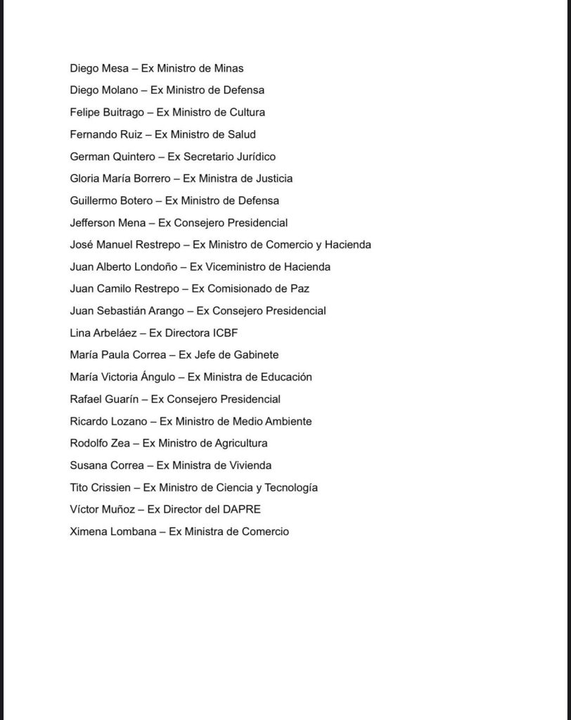 Exfuncionarios del gobierno de Iván Duque respaldan a Álvaro Uribe tras condena en primera instancia 2 GxBhgqCWgAA5nIs