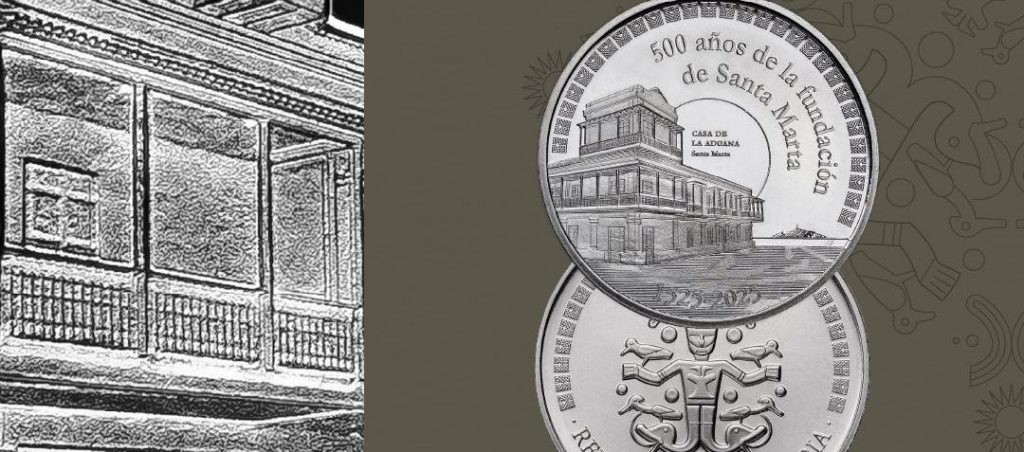 El Banco de la República presentó moneda conmemorativa de los 500 años de Santa Marta 1 Moneda 0