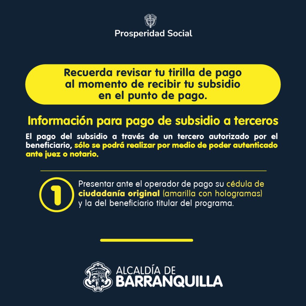 Habilitados pagos de Subsidio Distrital y Colombia Mayor de mayo y junio 5 POST 5COLOMBIA MAYOR 1