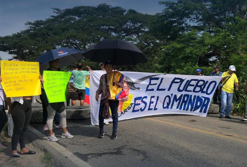 “Estamos cansados de esperar”: comunidades bloquean La Cordialidad exigiendo alcantarillado prometido 1 082b1c31 9c56 4daf adbc 1136d14218b5 1