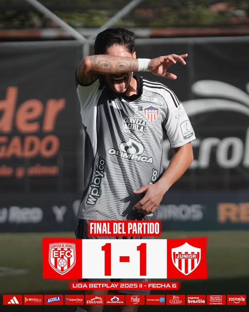 Junior rescató un empate 1-1 en su visita a Envigado y mantiene el invicto en el Clausura 1 529849567 122138592554827738 9200536451846117045 n