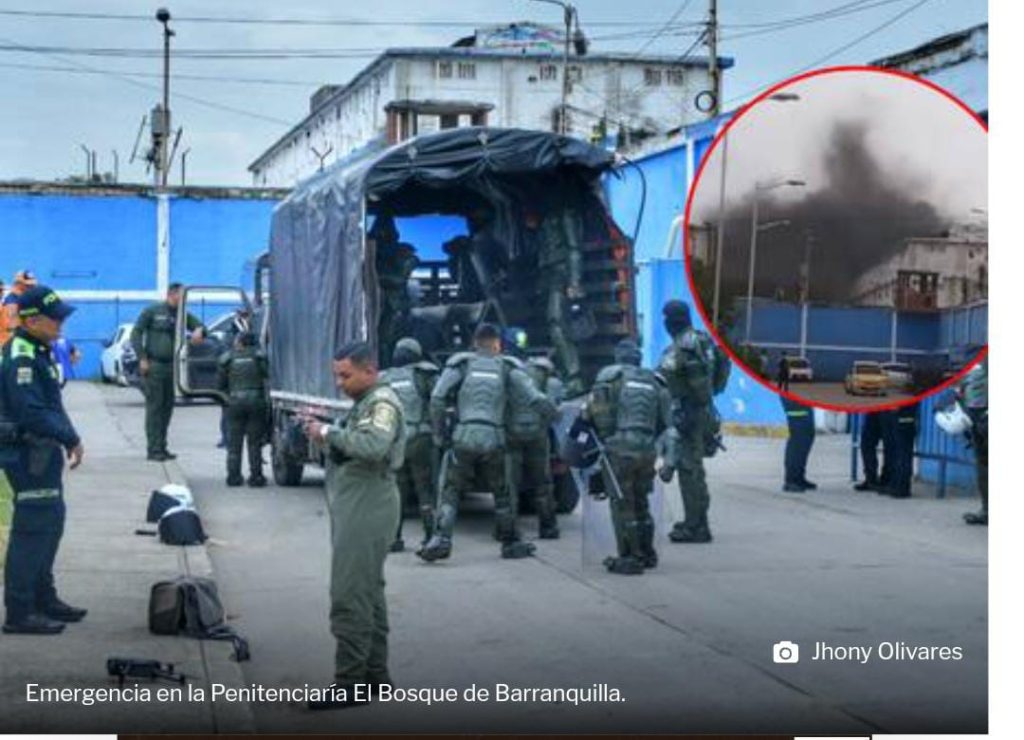 Controlado motín e incendio en la cárcel El Bosque de Barranquilla 2 5afe1a8f eedd 4319 a776 1cb7972b331b