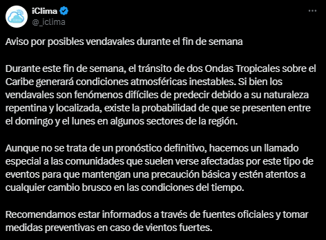 Fin de semana bajo amenaza de lluvias y vendavales en el Caribe colombiano: Barranquilla no se escapa 2 image