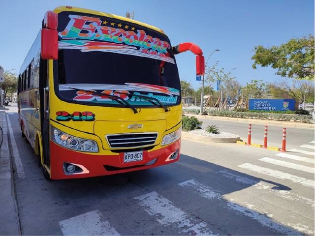 llegar al destino de tamano mediano
