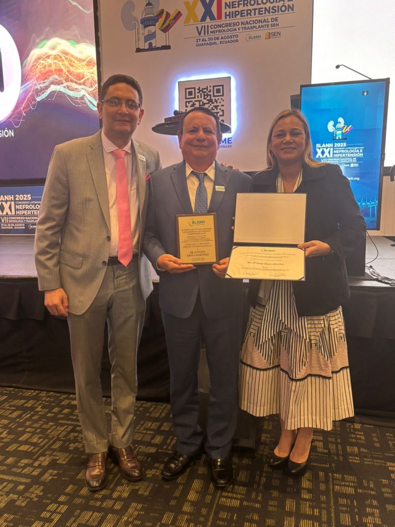 Dr. Gustavo Aroca, primer colombiano en ganar el Premio Víctor Miatello, máxima distinción en Nefrología Latinoamericana 1 45391838 3746 49aa a90c 353f28fad573