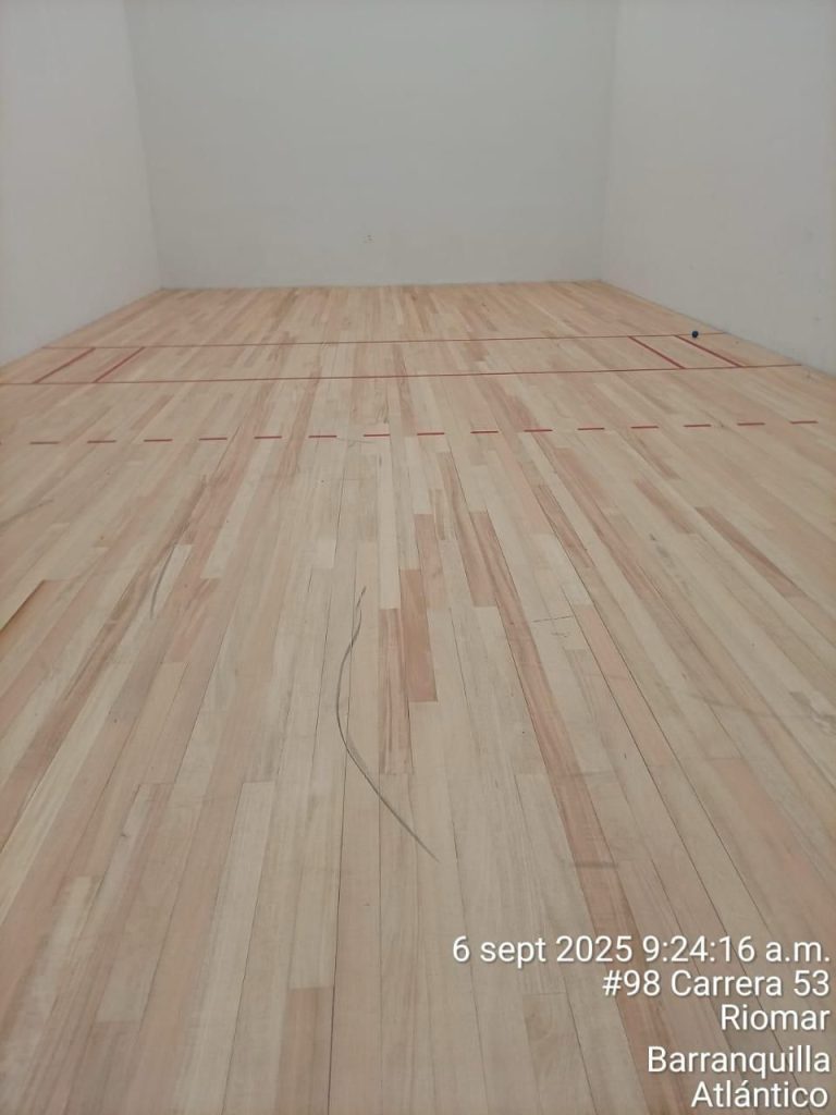 Cancha raquetball despues