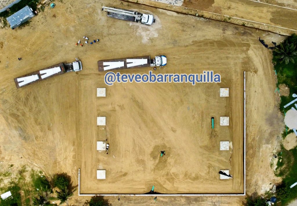 ¡Barranquilla se prepara para recibir su nueva joya turística! Llegaron las estructuras de la Noria del Gran Malecón 3 G0BTkH3W8AADEhw