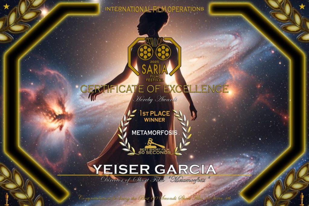 La EDA proyecta talento al mundo: estudiante de Producción Audiovisual gana premio internacional 1 Premio estudiante EDA 1