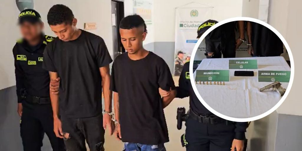 Capturados dos hombres con arma de fuego en Sabanalarga, Atlántico 1 download