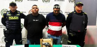 Capturan a dos presuntos ladrones en el norte de Barranquilla tras rápido operativo policial