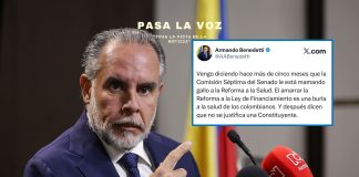 Benedetti arremete contra el Congreso: “La Comisión Séptima le está mamando gallo a la Reforma a la Salud”