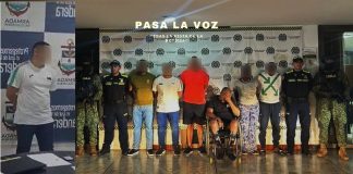 Capturan a seis miembros de red transnacional de narcotráfico, entre ellos tres uniformados de la Armada