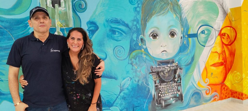 “Ticho Art” pinta Macondo: la muralista colombiana que llegó desde Alemania para rendir homenaje a Gabo en Aracataca 1 160ee81e 182e 4e21 9884 35694770b340 1