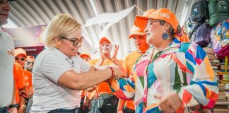 Comerciantes del Mercado Público defienden el legado de Caicedo y comprometen su voto con Margarita