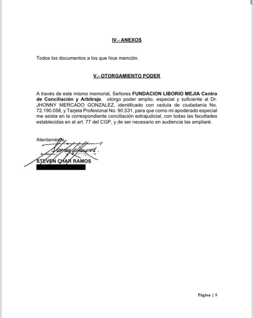 “Quiero conocer a mi padre”: hijo recién reconocido de Alejandro Char pide conciliación y cumplimiento de obligaciones 4 568570485 18044059361696245 7244071356562582174 n