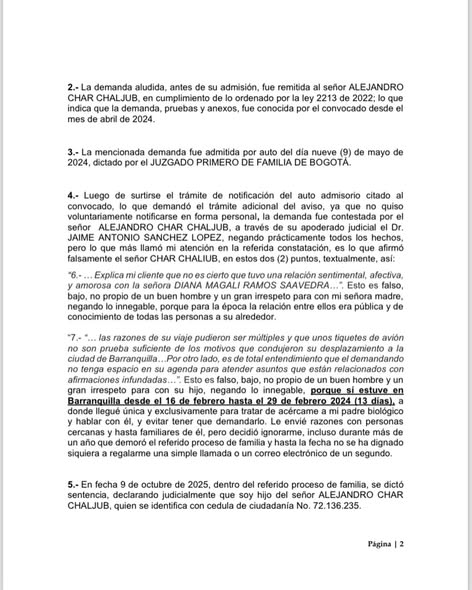“Quiero conocer a mi padre”: hijo recién reconocido de Alejandro Char pide conciliación y cumplimiento de obligaciones 2 569163549 18044059400696245 7771587519808757340 n