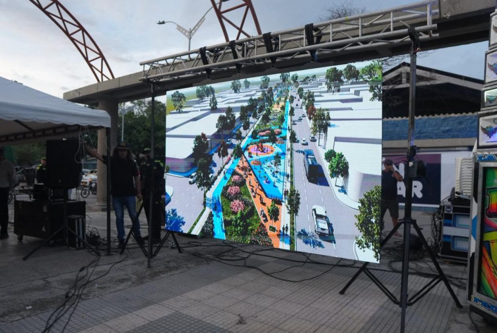 Con renovación del bulevar, Barranquilla tendrá nueva cara en su entrada del barrio Simón Bolívar: alcalde Char  1 Alcalde bulevar Simon Bolivar2