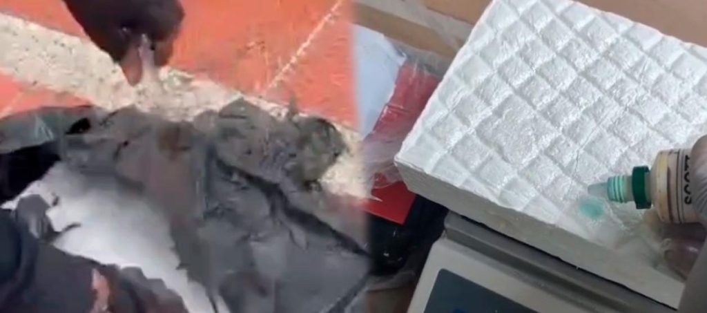“Basura de alto valor”: Turistas hallaron en Santa Verónica una bolsa flotante con 25 kilos de cocaína 1 Clorhidrato de cocaina hallada en playas de Santa Veronica 0