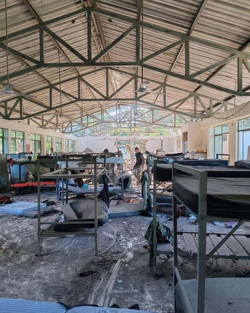 ELN atacó con drones y cilindros atacan cantón militar en Arauca 4 FB IMG 1759778160944