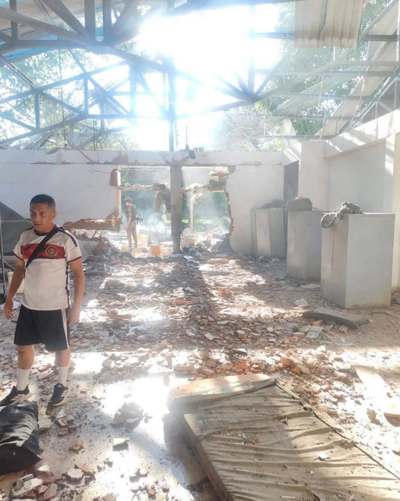 ELN atacó con drones y cilindros atacan cantón militar en Arauca 2 FB IMG 1759778163587