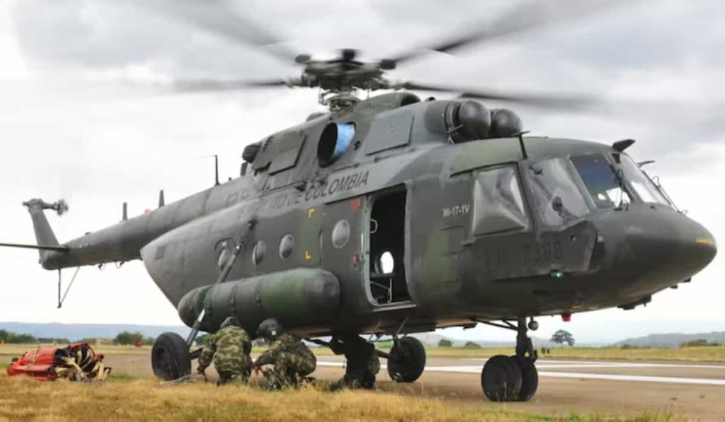 Contraloría alerta riesgo de pérdida de US$13 millones en contrato de helicópteros M-17 1 Helicopteros del Ejercito Nacional de Colombia. Foto redes sociales del Ejercito Nacional