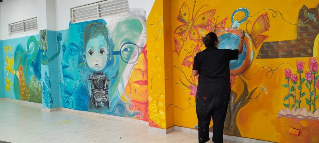 “Ticho Art” pinta Macondo: la muralista colombiana que llegó desde Alemania para rendir homenaje a Gabo en Aracataca 8 aa7c12a9 a085 4755 af1a f5ec1bafbeb3