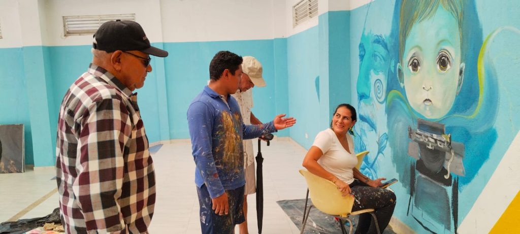 “Ticho Art” pinta Macondo: la muralista colombiana que llegó desde Alemania para rendir homenaje a Gabo en Aracataca 14 c807ef1a 3e0a 400f bb69 61219bf7d8e5