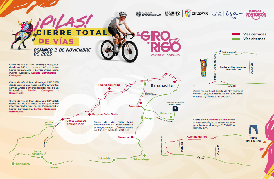 El Giro de Rigo 2025, edición El Carnaval, hará rodar el ciclismo mundial por las calles de Barranquilla y el Atlántico  2 image 77