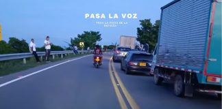 Habitantes de El Cerrito bloquean nuevamente la vía El Banco–Tamalameque por falla en transformador eléctrico