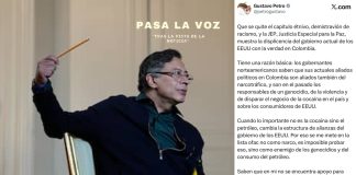 Petro lanza fuerte crítica a EE. UU. tras decisión del Consejo de Seguridad de la ONU sobre la JEP