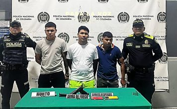 Tres capturados y un menor aprehendido en Barranquilla por hurto calificado y agravado