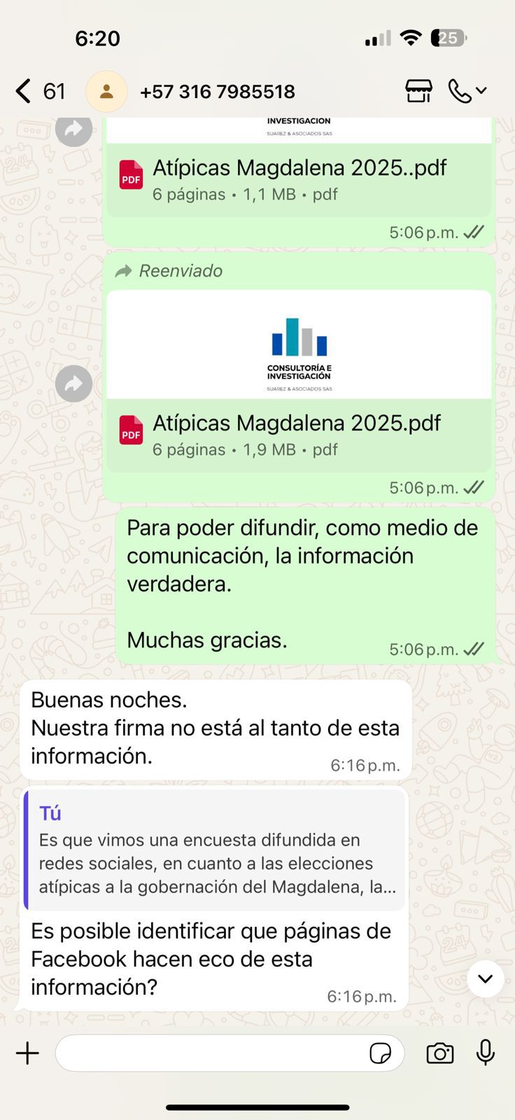 Desesperación total en la campaña de Rafael Noya: difunden encuesta falsa tras no figurar en ninguna medición real 1 5080e20e 5d52 4788 aaca 735f058b97a9