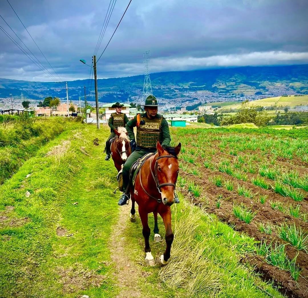 Los carabineros que recorren las veredas de Bolívar a lomo de caballo 6 75ee20de 28bd 4726 8171 5dfe191edd8f