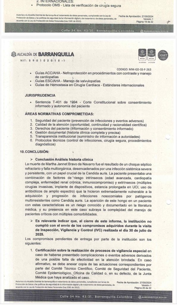 Clínica General del Norte enfrenta posible sanción tras graves hallazgos en investigación por muerte de paciente 1 G5ZouqlXAAAjS k