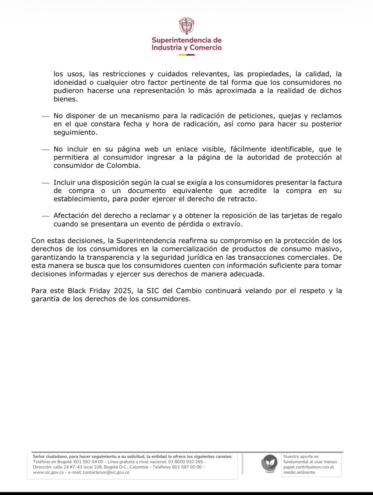 SIC multa a Homecenter, Dafiti, Bosi y otras empresas por más de $3.000 millones por irregularidades en Black Friday 2024 2 G6mKamXXoAAFDlc