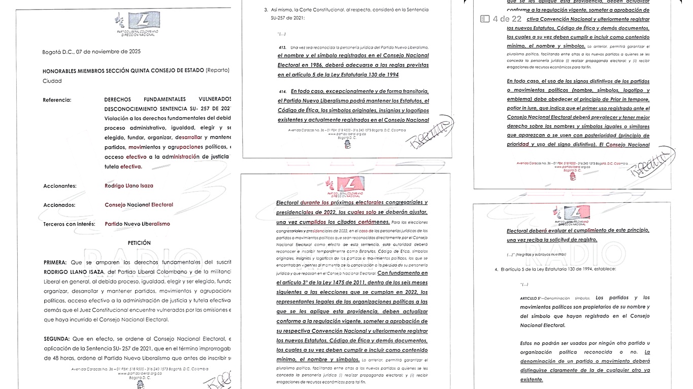 Partido Liberal interpone tutela para frenar la participación del Nuevo Liberalismo en las elecciones de 2026 1 c411671c ebd1 4235 957e ea3e8a09469d 106