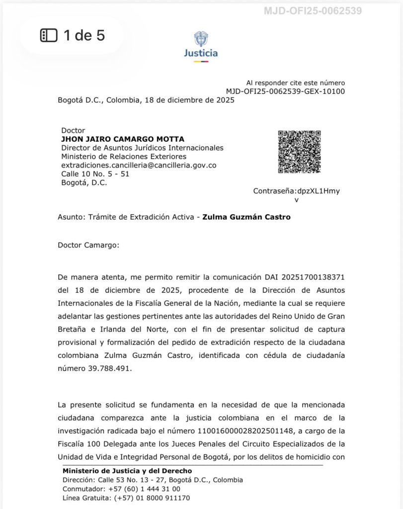 Fiscalía solicita al Reino Unido captura y extradición de colombiana por caso de menores envenenadas con talio 2 G8o64P4WwAAwHQ9
